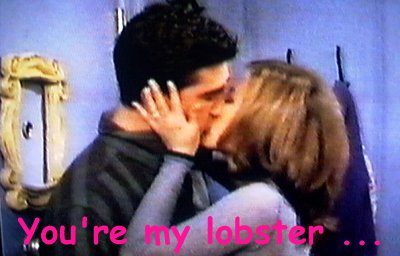 Ross and Rachel from Friends. Are they together or not? Make up your minds!